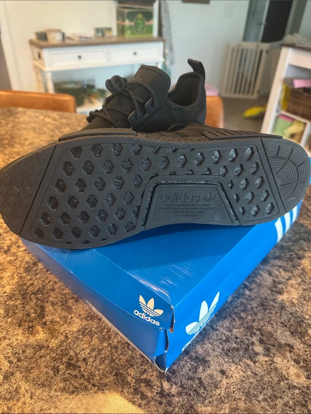 adidas Men’s NMD_R1 Sneakers - Black